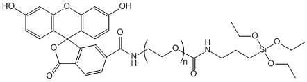 [0695-FL044020-1K] FITC-PEG-Silane, MW: 1K, Purity ≥95% - 100 mg